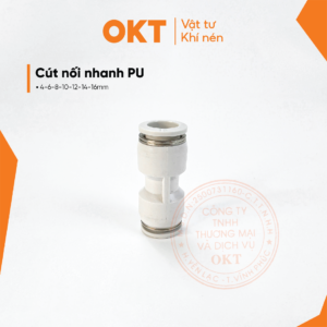 Cút Nối Nhanh PU-Trắng