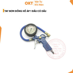 Bơm Lốp Đồng Hồ Áp - Bơm 1 Đầu