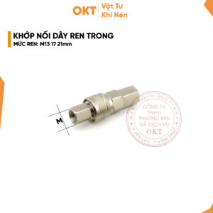 Khớp Nối Dây Hơi Tự Động (Thép - Crôm)