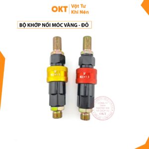 Khớp Nối Mooc – M21*1.5mm – Vàng-Đỏ (Bộ)