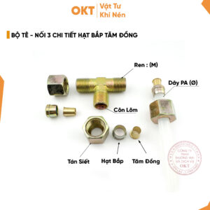 Combo 5 Bộ Tê Nối 3 Chi Tiết