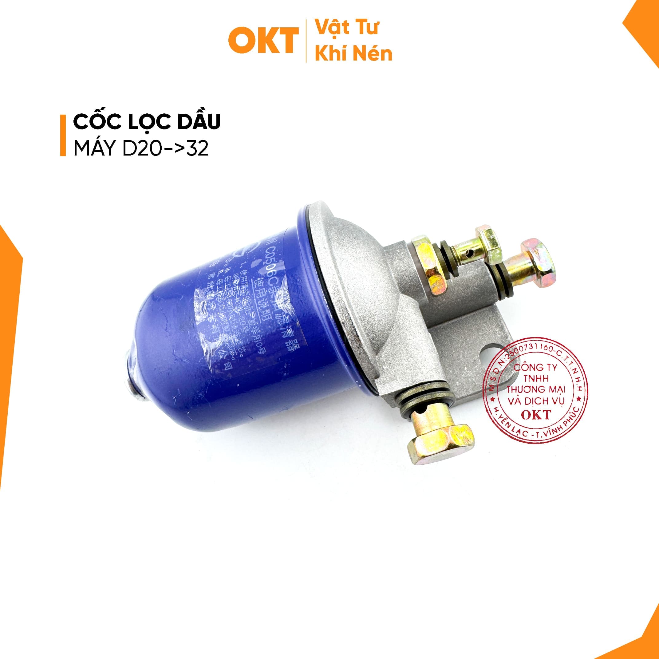 CỐC LỌC DẦU MÁY D 22-32