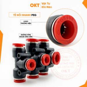 Tê Thu Nối Nhanh OKT. PEG (Đỏ)