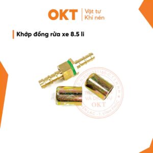 Khớp Nối Nhanh Đồng ID 8.5mm (Dây Rửa Xe, Bơm Thuốc)