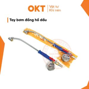 Bơm Lốp Đồng Hồ Áp – Bơm 2 Đầu