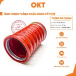 Ống Turbo Thẳng Xoắn vòng cổ thép Ø90 – Ống Silicon Chịu Nhiệt Cao Cho Động Cơ Ô Tô, Máy Móc Công Nghiệp