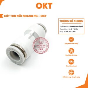 [ THƯƠNG HIỆU OKT ]  Combo 10 Cút Thu Nối Nhanh PG –  (Trắng)