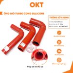 Ống Gió Turbo Cong Silicon Chịu Nhiệt Có Lò Xo Thép – Ống Gió Tăng Áp Nối Intercooler Cho Xe Tải, Máy Công Trình