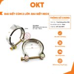 Đai Siết Inox Cùm 2 Lớp.  Đai Siết Turbo
