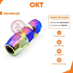 |Combo 5 Cái | Đầu Bơm Mỡ Bò -Chịu Áp 10.000 PSI, Bơm Mỡ Bảo Dưỡng