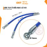 Dây Tuy Ô Dầu Bọc Lò Xo Khuyên 14mm. Kích Thước Từ 30cm – 90cm