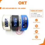 Cuộn Dây Hơi PU OK Nhật Bản. Dây Hơi Khí Nén Cao Cấp. Dây Hơi Chịu Áp Cao. Đủ Kích Thước Từ Ø4 – Ø16mm