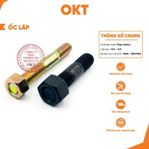| Combo 10 | Ốc Láp Bánh Xe / Bulong Láp Moay-Ơ – Phụ Kiện Ô Tô, Xe Tải, Xe Ben, Cầu Sau Bền Chắc