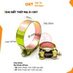 |Combo 5 Cái | Đai Siết OKT – Đai Siết Thép Mạ Si, Cùm Siết, Cổ Dê Bản To.Size 17-19 đến 140-148mm