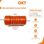 Ống Turbo Thu -Gia Cường Chịu Nhiệt Có Lò Xo Thép Gia Cường- Ống Gió Tăng Áp Cho Xe Tải, Xe Công Trình, Máy Nén Khí