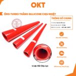 Ống Gió Turbo Thẳng Silicon Chịu Nhiệt, 4 Lớp Vải Chịu Lực– Ống Gió Tăng Áp Cho Xe Tải, Intercooler, Turbo Hút Từ Ø105 -Ø160