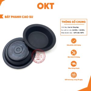 Bát Phanh Cao Su Xe Tải Hạng Nặng & Buýt, Cấu Tạo Màng Cao Su Bền, Vỏ Thép Bảo Vệ, Hoạt Động An Toàn, Bảo Hành Chính Hãng