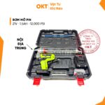 Bơm Mỡ Pin 21V-1.5AH-600CC Hàng Nội Địa Trung