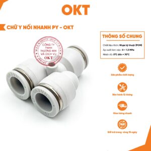 [ THƯƠNG HIỆU OKT ] Combo 10. Chữ Y Nối Nhanh PY – (Trắng)