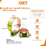 Đai Siết OKT – Đai Siết Thép Mạ Xi- Bản To Chịu Lực- Size Lớn 149-161 đến 214-226mm
