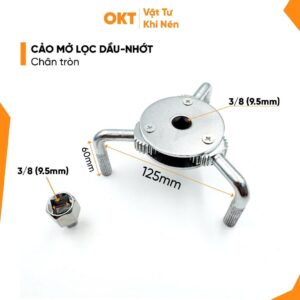 Cảo Mở Lọc Dầu Nhớt 3 Chân Dụng Cụ Tháo Lọc Dầu Xe Máy Ô Tô