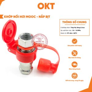 Khớp Nối Mooc – Nối Hơi Xe Rơ Mooc. Khớp Nối Mooc Có Nắp Bịt