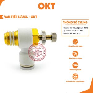 [ THƯƠNG HIỆU OKT ] Combo 10. Van Tiết Lưu SL –  (Trắng)