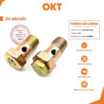 | Combo 5 cái| Ốc Dầu Hồi OKT M12 M14 – Ốc Hồi Dầu Thủy Lực – Ốc Dầu Hồi Bi / Bịt – Phụ Kiện Máy Công Nghiệp