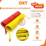 Bộ (2 Dây) Nối Hơi Mooc OKT 3 Lớp Chống Nổ. Chịu Áp Cao. Dùng Cho Xe Đầu Kéo, Rơ-Moóc Hạng Nặng