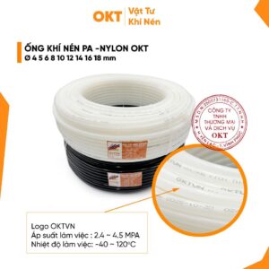 |Cuộn 100m| Ống PA OKT Cao Cấp – Ống Nylon Khí Nén Đủ Size – Dùng Cho Máy Nén Khí, Xy Lanh, Robot Tự Động