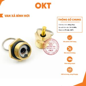 |Combo 5 Cái | Van Xả Bình Nén Khí- Van Xả Áp Đồng