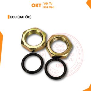 |Combo 10 Cái| ECU Đai Ốc, Sin Cao Su  M12-M22.